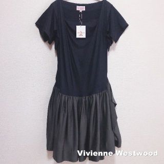 【Vivienne Westwood】刺繍ORB ドッキング ワンピース 未使用