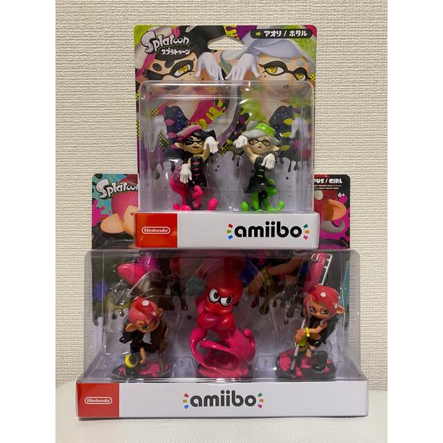 購入場所edionオンラインamiibo シオカラーズセット トリプルセット スプラトゥーン 新品 未開封