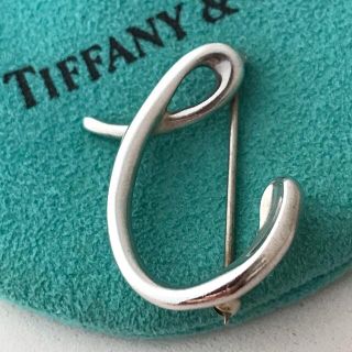 Tiffany イニシャルa ブローチ 美品