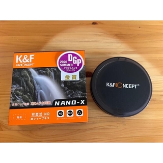 【未使用】K&F Concept 82mm 可変NDフィルター ND2-ND32(フィルター)