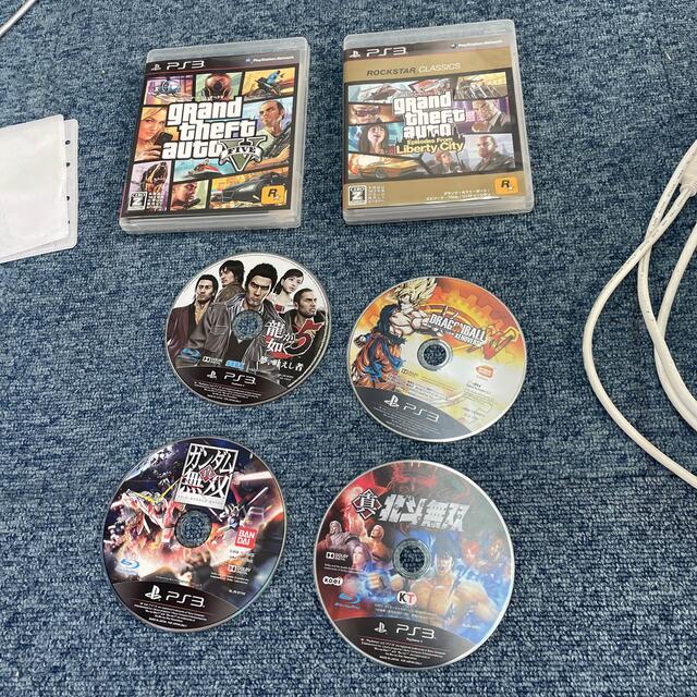 PS3の本体ソフトセット エンタメ/ホビーのゲームソフト/ゲーム機本体(家庭用ゲーム機本体)の商品写真