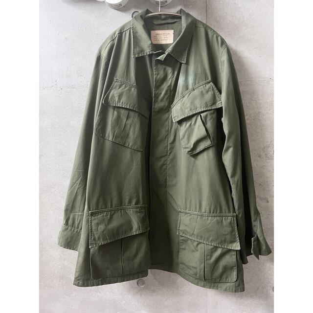 実物U.S.ARMY ジャングルファティーグジャケット3rd ノンリップ M-R-