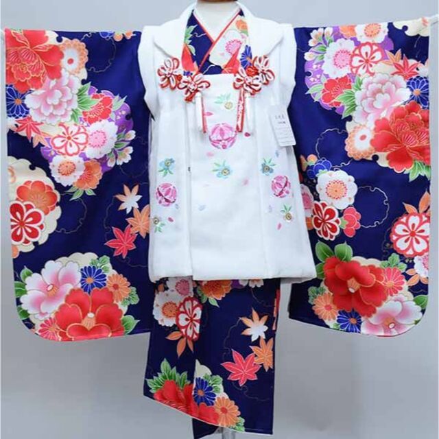 大決算売り尽くし☆ 七五三 三歳 刺繍入リ 七五三 女児 日本製 NO20878