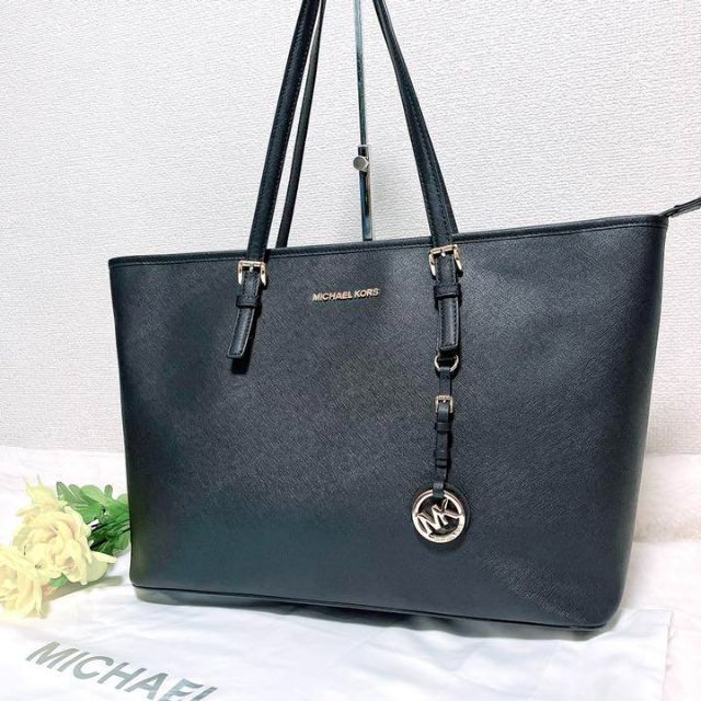 MICHAEL KORS マイケルコース トートバッグ ブラック レザー A4可 商品