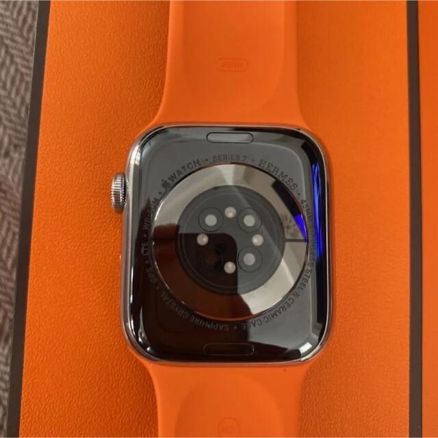 Apple Watch(アップルウォッチ)のアップルウォッチ　series7 エルメス 45mm シルバー  セルラー メンズの時計(腕時計(デジタル))の商品写真