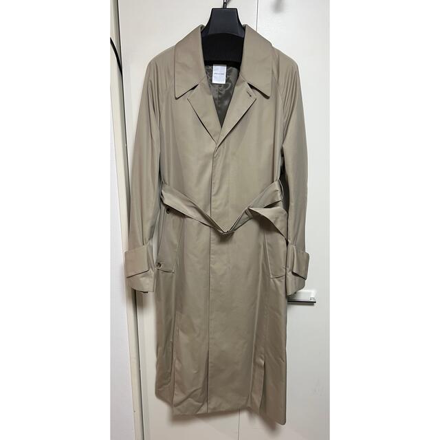 COTTON SILK OFFICER TRENCH COAT .004 メンズのジャケット/アウター(トレンチコート)の商品写真