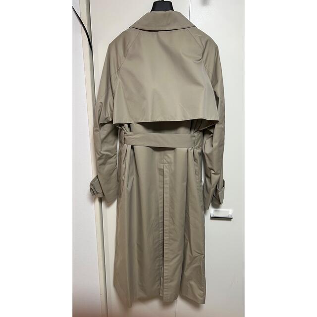 COTTON SILK OFFICER TRENCH COAT .004 メンズのジャケット/アウター(トレンチコート)の商品写真