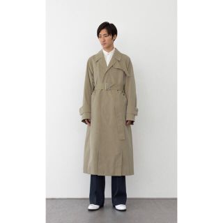 COTTON SILK OFFICER TRENCH COAT .004(トレンチコート)