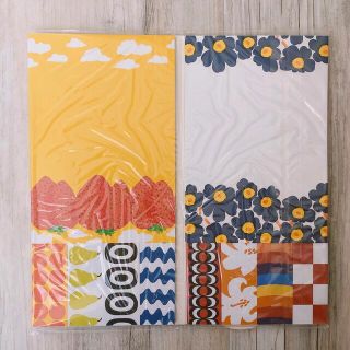 マリメッコ(marimekko)の【新品、未使用】マリメッコmarimekko メモ+付箋セット(ノート/メモ帳/ふせん)