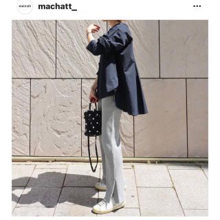 試着のみ　マチャット machatt サーマルパンツ グレー(カジュアルパンツ)