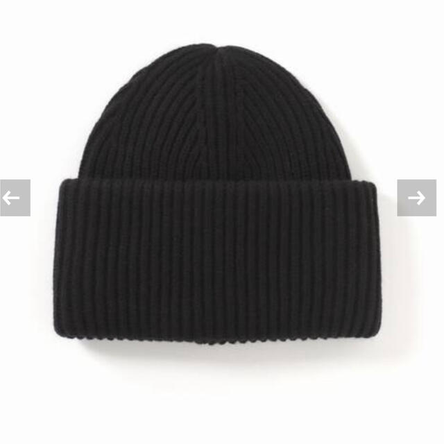 Plage(プラージュ)のplage beanie ブラック レディースの帽子(ニット帽/ビーニー)の商品写真