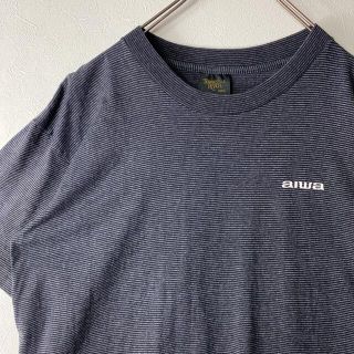 アートヴィンテージ(ART VINTAGE)の90’s USA製 細ボーダー マルチボーダーTシングルステッチ 在原みゆ紀(Tシャツ/カットソー(半袖/袖なし))