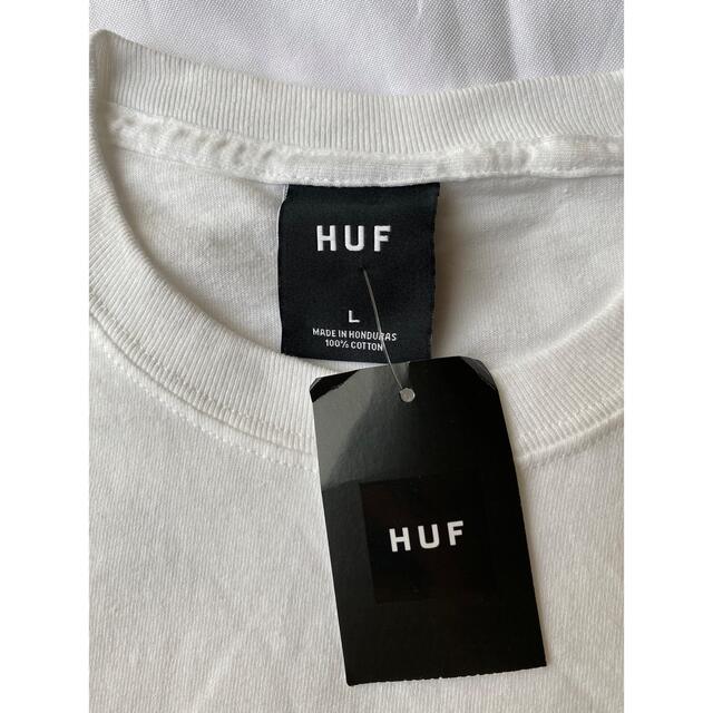 HUF(ハフ)のHUF ハフ Tシャツ ロンT 長袖 Lサイズ ロゴ タグ付き 新品 送料込み！ メンズのトップス(Tシャツ/カットソー(七分/長袖))の商品写真