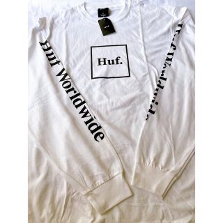 ハフ(HUF)のHUF ハフ Tシャツ ロンT 長袖 Lサイズ ロゴ タグ付き 新品 送料込み！(Tシャツ/カットソー(七分/長袖))