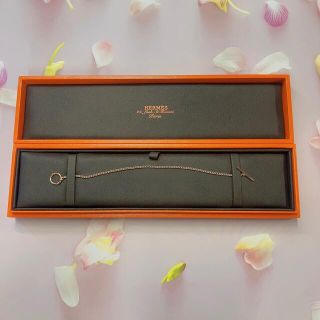 エルメス(Hermes)のエルメス　k18 ショートブレスレット　エシャペ　ピンクゴールド(ブレスレット/バングル)