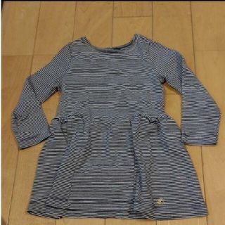 プチバトー(PETIT BATEAU)のPB ミラレワンピース 3a/95cm(ワンピース)