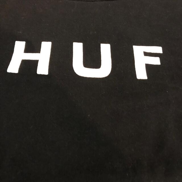 HUF(ハフ)のHUF ハフ センターロゴ スウェット トレーナー ブラック S メンズのトップス(スウェット)の商品写真