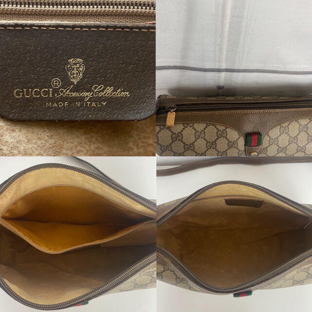 Gucci(グッチ)のGUCCI グッチ　オールドグッチ　ショルダーバッグ　斜め掛け　シェリーライン レディースのバッグ(ショルダーバッグ)の商品写真