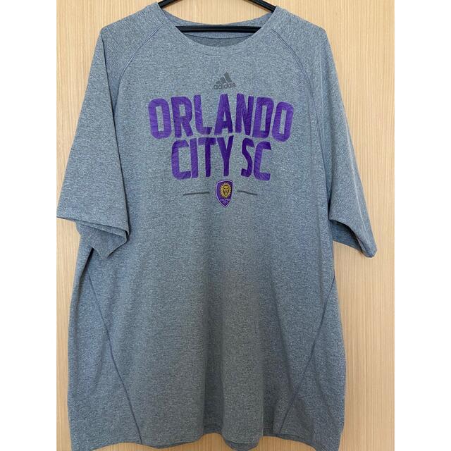 adidas(アディダス)のアメリカ古着Adidas big size ORLANDO CITY SC メンズのトップス(Tシャツ/カットソー(半袖/袖なし))の商品写真