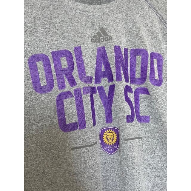 adidas(アディダス)のアメリカ古着Adidas big size ORLANDO CITY SC メンズのトップス(Tシャツ/カットソー(半袖/袖なし))の商品写真