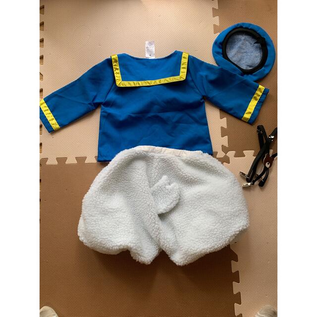 ドナルドダック(ドナルドダック)のドナルド　キッズ　コスチューム　S エンタメ/ホビーのコスプレ(衣装一式)の商品写真
