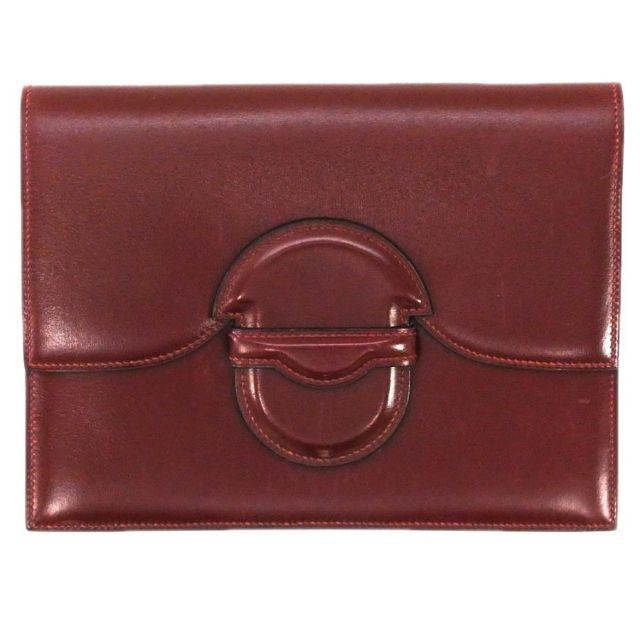 Hermes(エルメス)のエルメス クラッチ ファコ ボックスカーフ ルージュアッシュ JJS00949 レディースのバッグ(クラッチバッグ)の商品写真