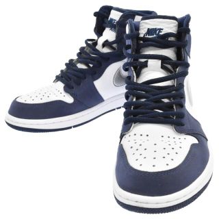 NIKE ナイキ AIR JORDAN 1 RETRO HIGH OG CO.JP エアジョーダン1 レトロハイ ハイカットスニーカー DC1788-100 ネイビー/ホワイト US7.5