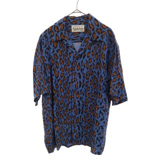 ワコマリア(WACKO MARIA)のWACKO MARIA ワコマリア 22SS LEOPARD HAWAIIAN SHIRT レオパードハワイアンシャツ アロハシャツ ブルー(シャツ)