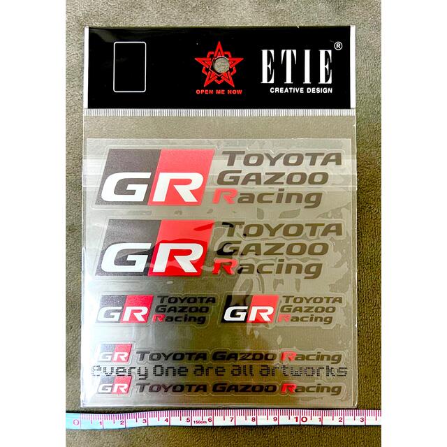 日本製 GAZOO Racing ブレーキ キャリパーステッカー ガズーレーシング GR i9tmg.com.br