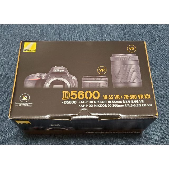 新品 ニコン デジタル一眼レフカメラ D5600 ダブルズームキット 保証有カメラ