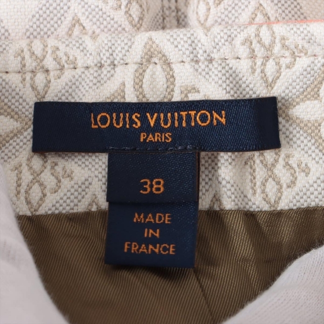 LOUIS VUITTON(ルイヴィトン)のヴィトン  コットン×レザー 38  レディース スカート レディースのスカート(その他)の商品写真