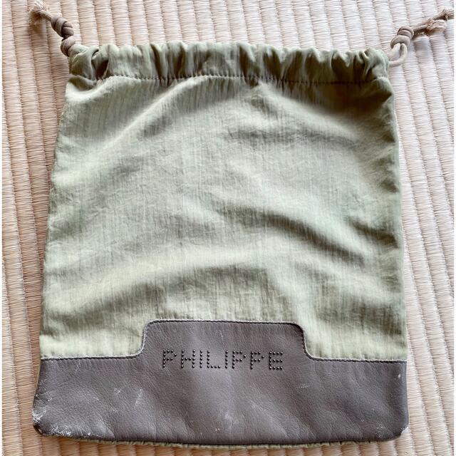 Philippe Audibert(フィリップオーディベール)のPhilippe巾着袋 中古 レディースのバッグ(ショップ袋)の商品写真