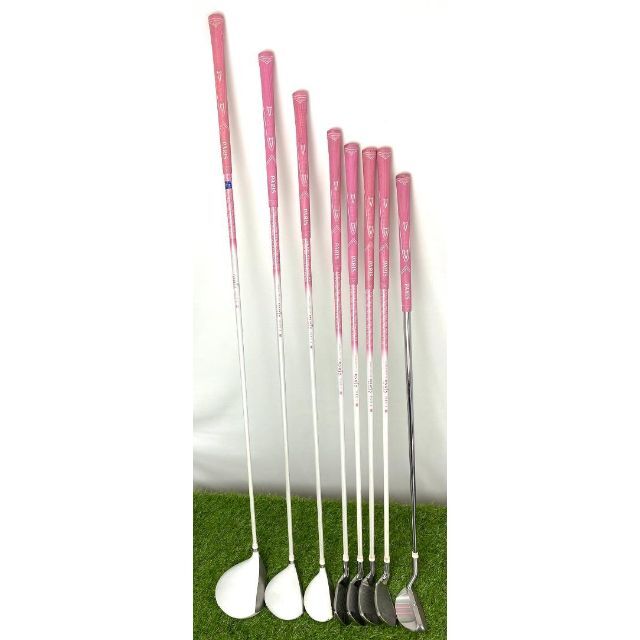 PARIS GOLF パリス ゴルフ レディース ゴルフクラブ 8本セット 右打-