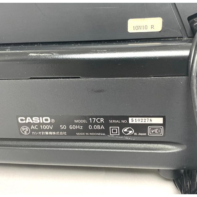 CASIO(カシオ)のカシオ CASIO レジスター 17CR ブラック その他のその他(その他)の商品写真