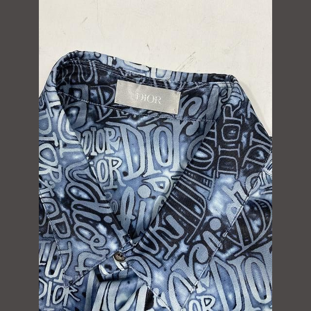 DIOR HOMME(ディオールオム)の20AW ディオールオム × ショーンステューシー ロゴ総柄 半袖シャツ  メンズのトップス(シャツ)の商品写真