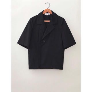 カラー(kolor)のMASU "HALF SLEEVE COTTON JACKET" - BLACK(Tシャツ/カットソー(半袖/袖なし))