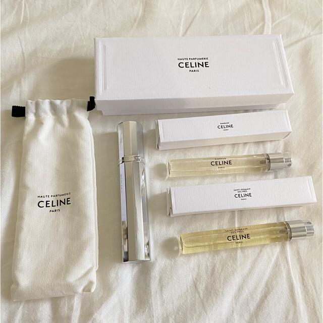 celine(セリーヌ)のCELINE シルバー トラベルスプレー & リフィル オードパルファム  コスメ/美容の香水(ユニセックス)の商品写真