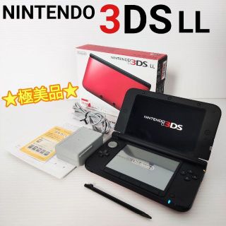 499【極美品】Newニンテンドー 3DS LL メタリックレッド ...