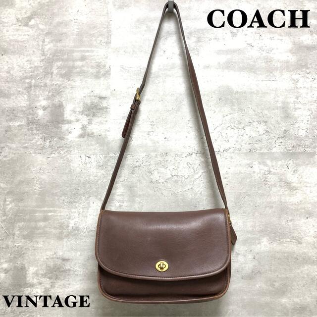 【美品】COACH オールドコーチ 2way バッグ ターンロック ヴィンテージ