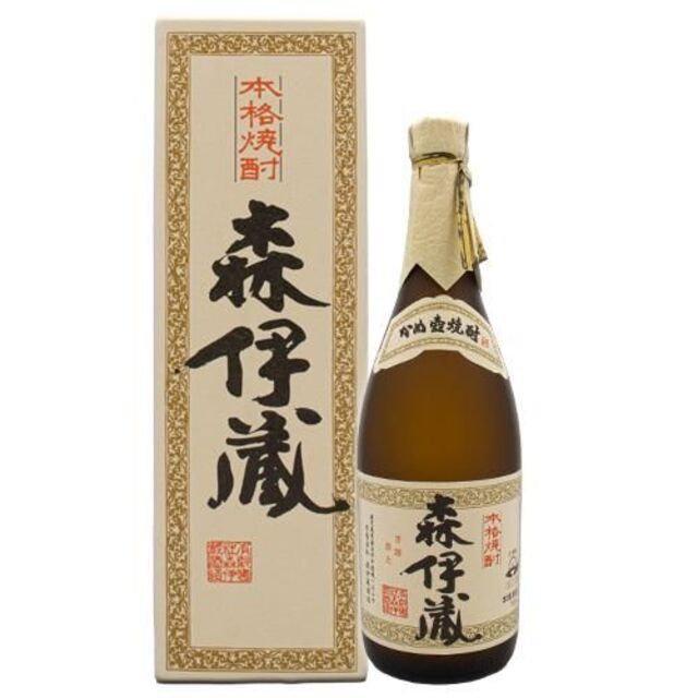 本格焼酎 森伊蔵 金ラベル ＊箱付 720ml 四合瓶 25% 芋焼酎 薩摩焼酎