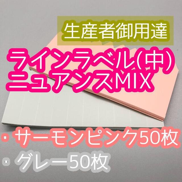 ラインラベル 中 上品&ニュアンスセット 200枚 多肉植物 エケベリア ハンドメイドのフラワー/ガーデン(プランター)の商品写真