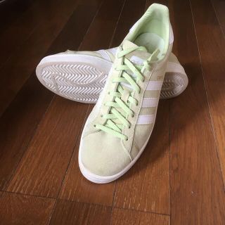 アディダス(adidas)のアディダスオリジナルス　キャンパス　ライトグリーン　25.5cm(スニーカー)