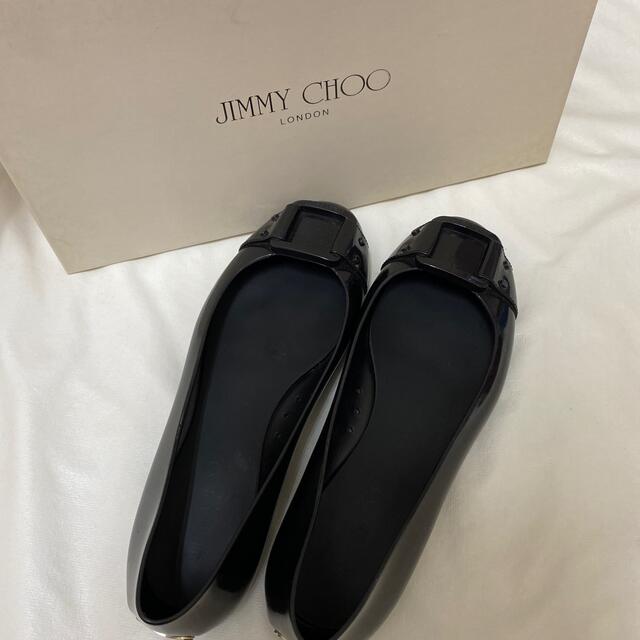 JIMMY CHOO(ジミーチュウ)のJIMMY CHOO レインシューズ  靴 スリッポン モカシンエナメル レディースの靴/シューズ(スリッポン/モカシン)の商品写真