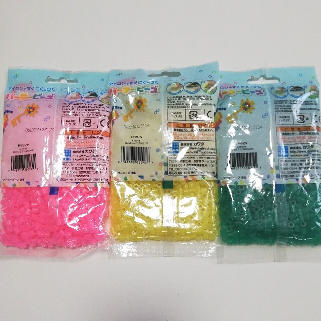 未使用 アイロンビーズ 1000ピース 8色セット 5