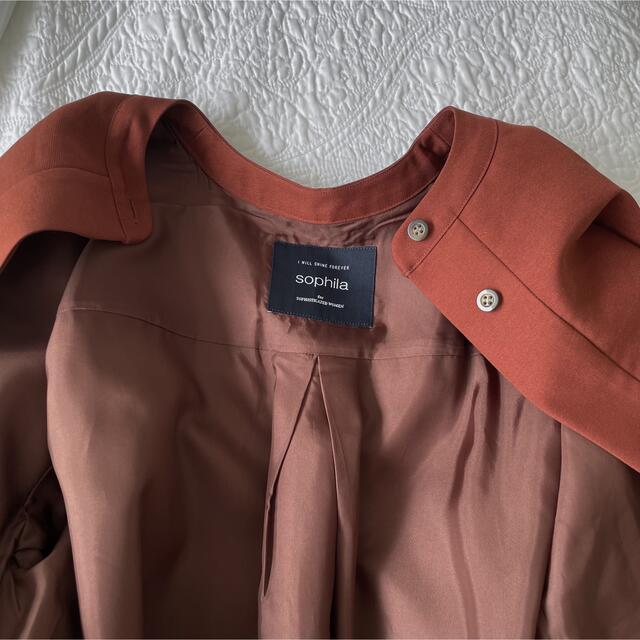 sophilaバンドカラーカラーコート レディースのジャケット/アウター(ロングコート)の商品写真