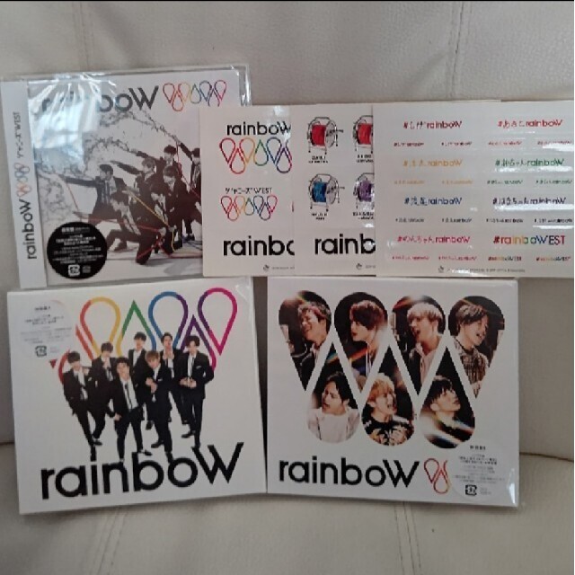 受発注品 ジャニーズWEST rainboW 初回盤AB通常盤+購入特典セット