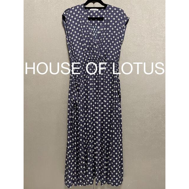 ハウスオブロータスhouse of lotus 花柄とろみワンピース