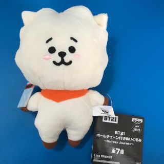 ビーティーイシビル(BT21)のBT21 ボールチェーン　ぬいぐるみ　RJ(アイドルグッズ)