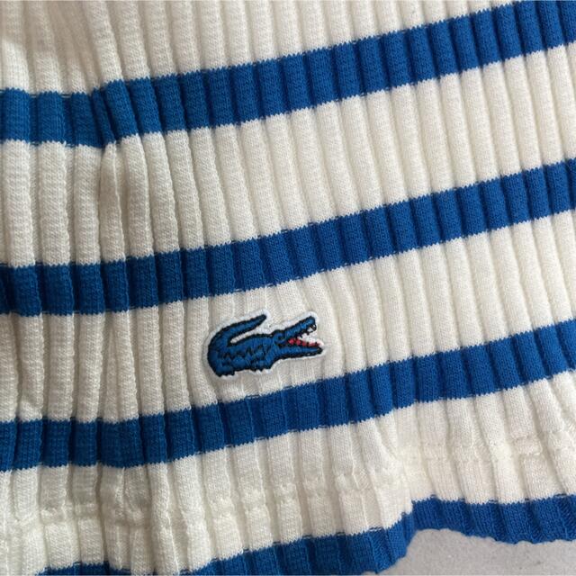 LACOSTE(ラコステ)のラコステ　カットソーワンピース レディースのワンピース(ひざ丈ワンピース)の商品写真