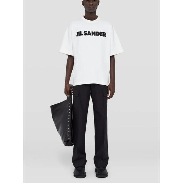 22AW【新品】JIL SANDER　ロゴ プリント コットン Tシャツ M